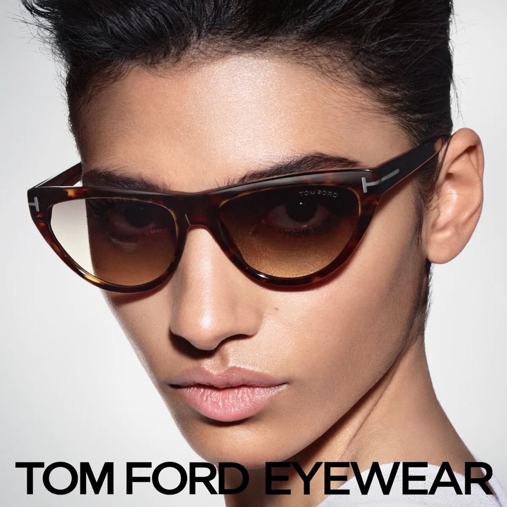 NEW TOM FORD AMBER-02 TF990 52B WOMEN’S SUNGLASSES TOM FORD FT0990/S HAVANA - Picture 2 of 13